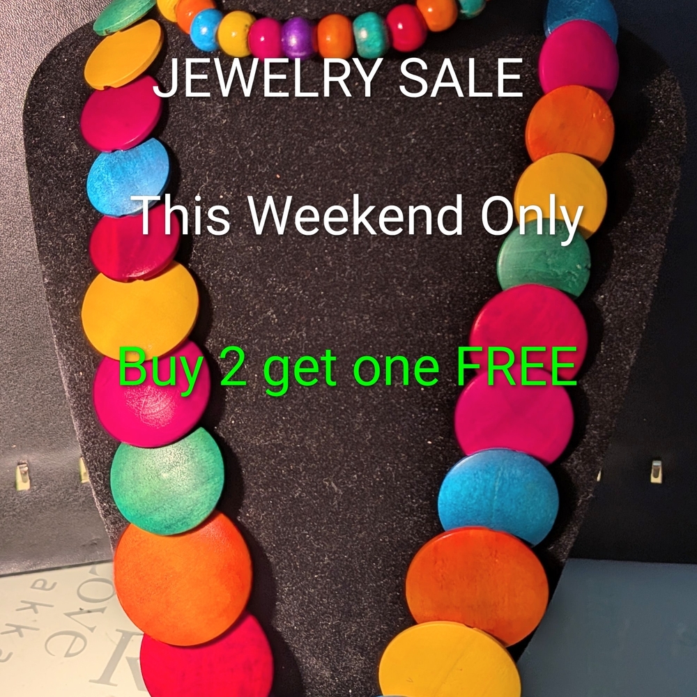 This Weekend Only JEWELRY SALE.  Buy 2 Get One Free- 85 Listings To Choose From